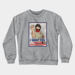 Salt Bae Mask Crewneck Sweatshirt